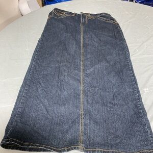 Denim Maxi Skirt size 9/10